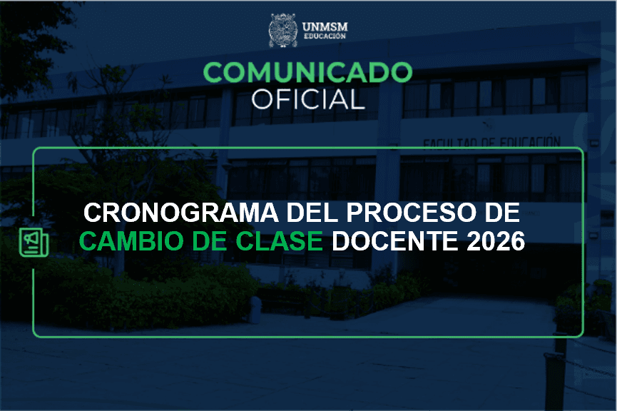 Facultad de Educación publica cronograma del proceso de cambio de clase docente 2026