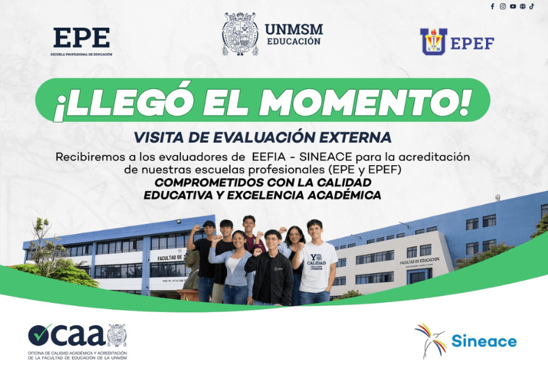 Facultad de Educación de la UNMSM recibe visita de evaluación externa en el marco de su proceso de acreditación